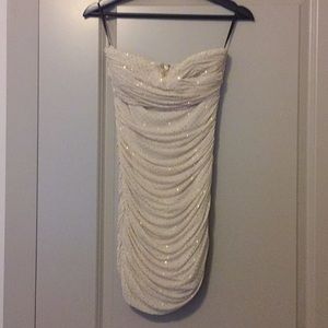 Strapless party dress from Bebe